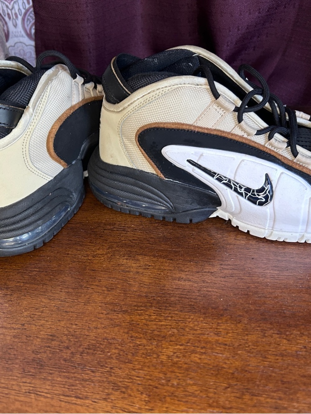Nike Air Max Penny 1 “Rattan” Youth Size 7Y Tan Black DZ5311-200 GS - Picture 4 of 12